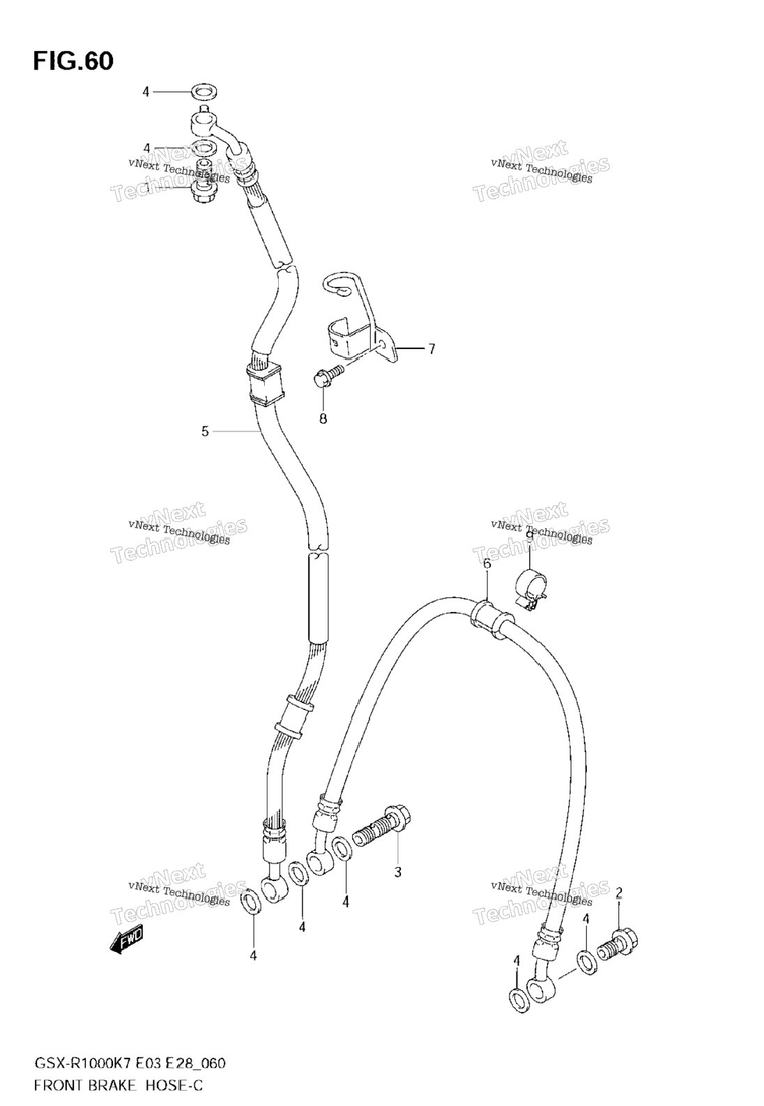 Front Brake Hose