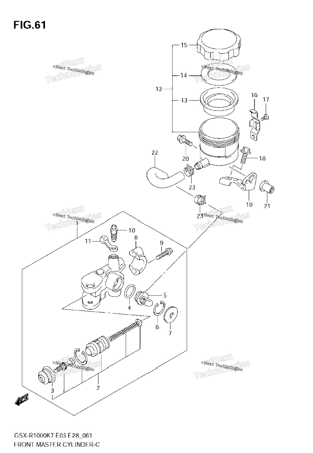 Front Master Cylinder