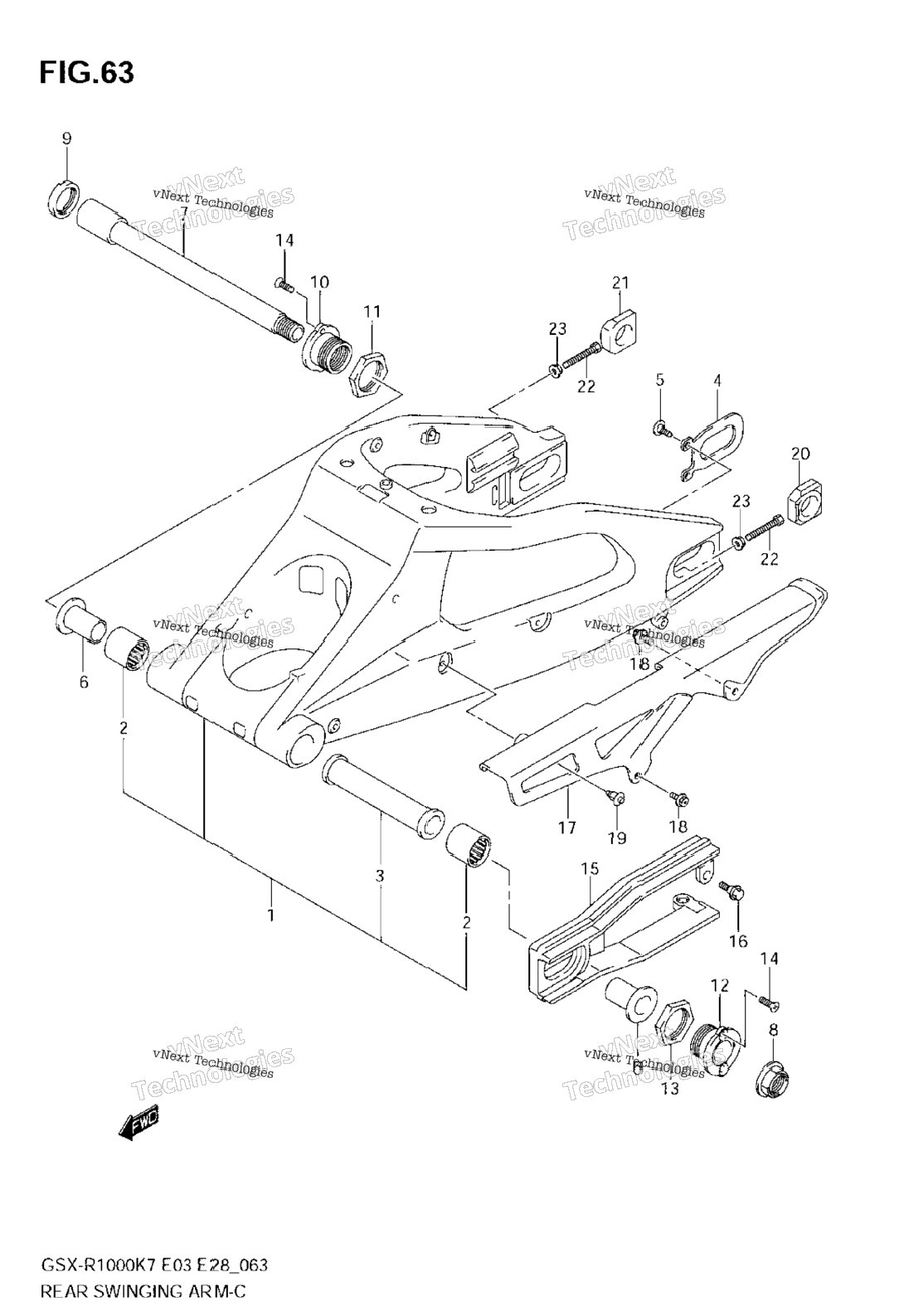 Rear Swinging Arm
