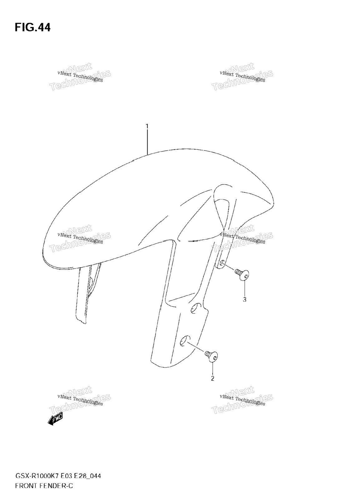 Нажмите для увеличения Front Fender