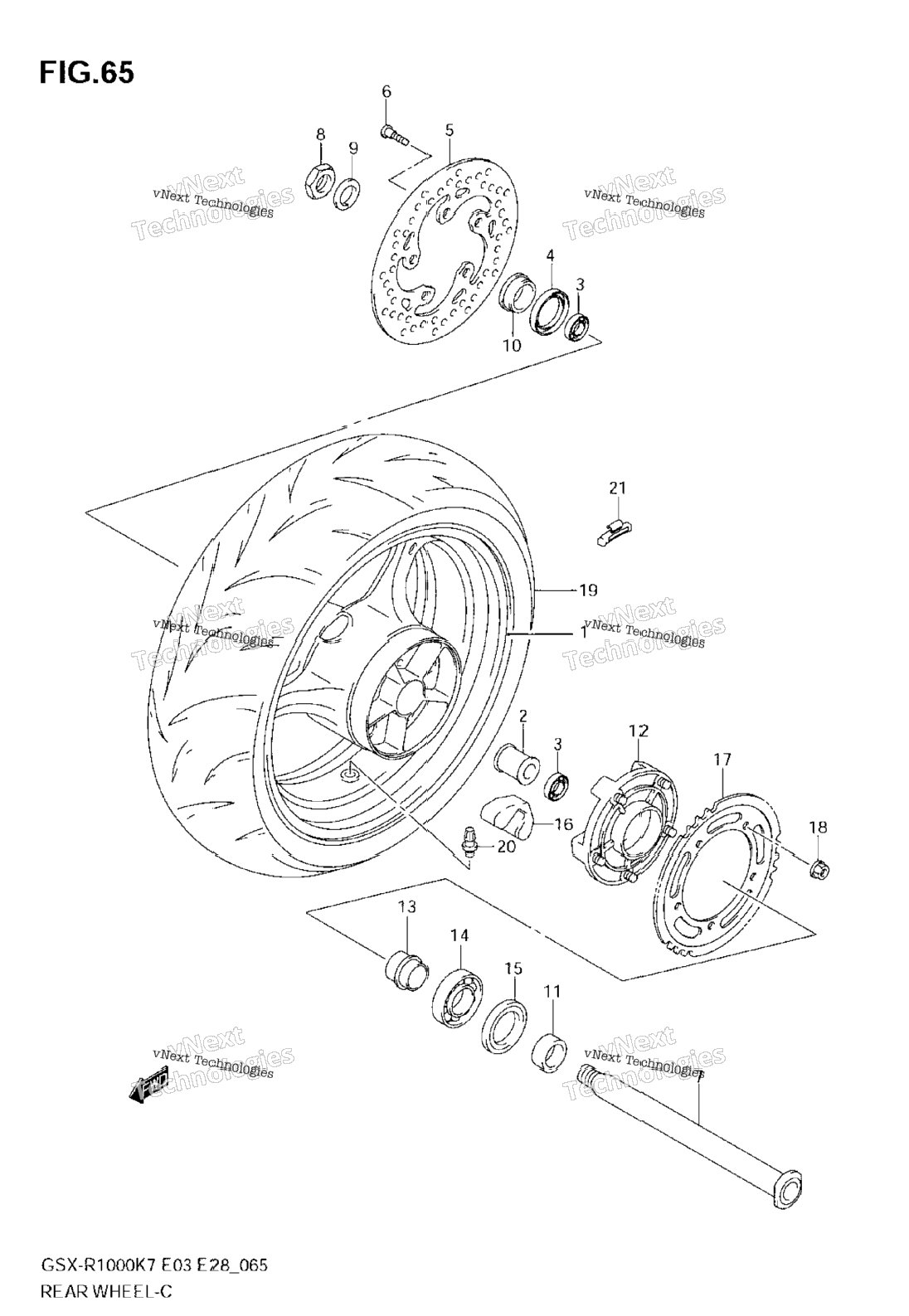 Нажмите для увеличения Rear Wheel