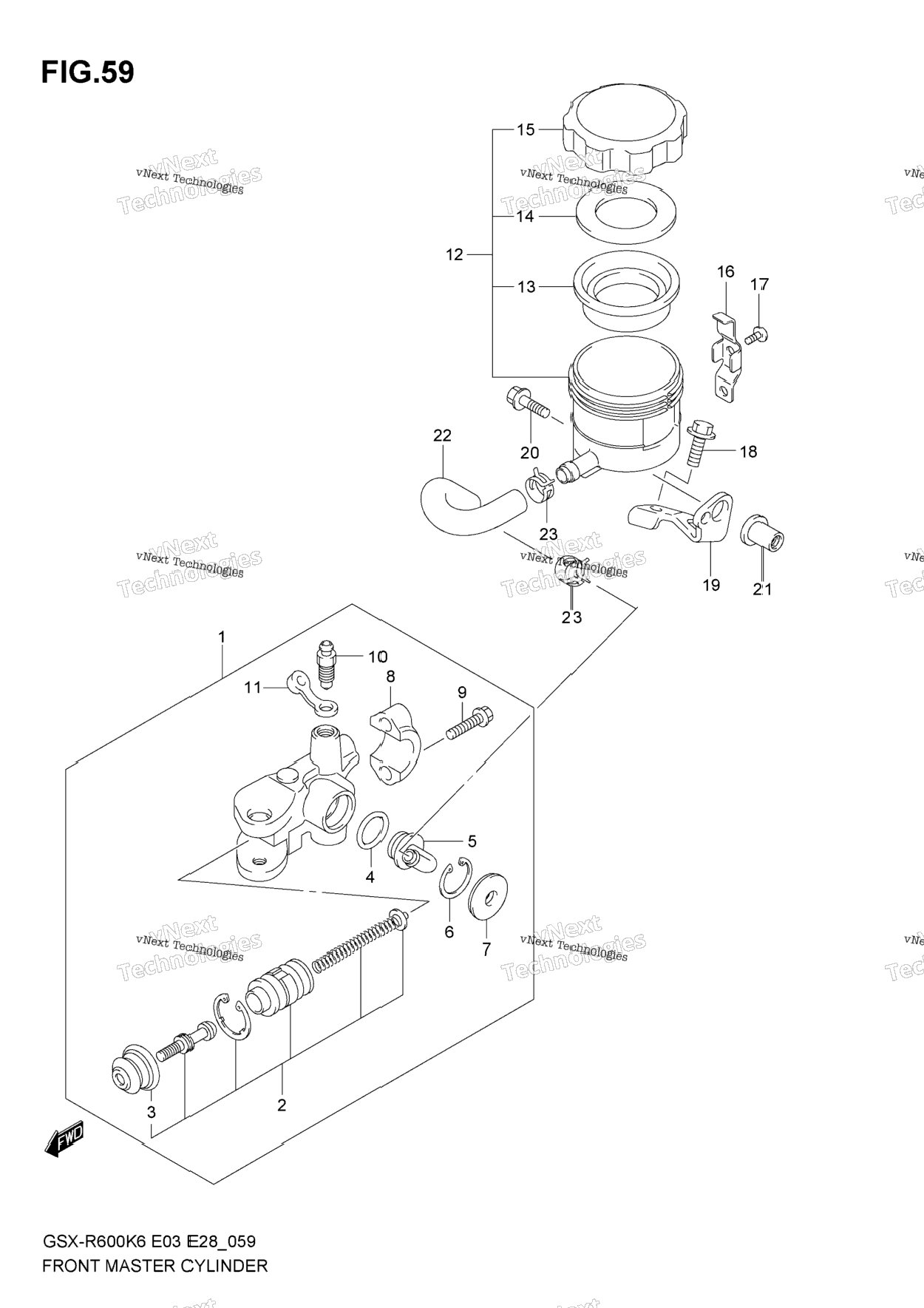 Front Master Cylinder