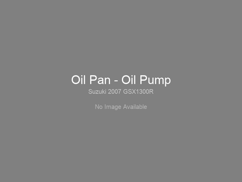 Oil Pan - Oil Pump