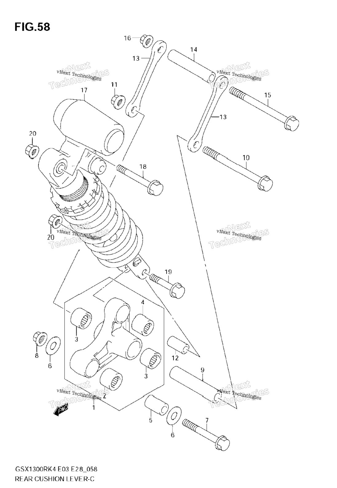 Rear Cushion Lever