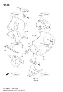Нажмите для увеличения Under Cowl Installation Parts