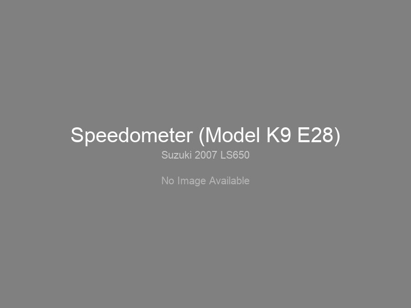 Speedometer (Model K9 E28)