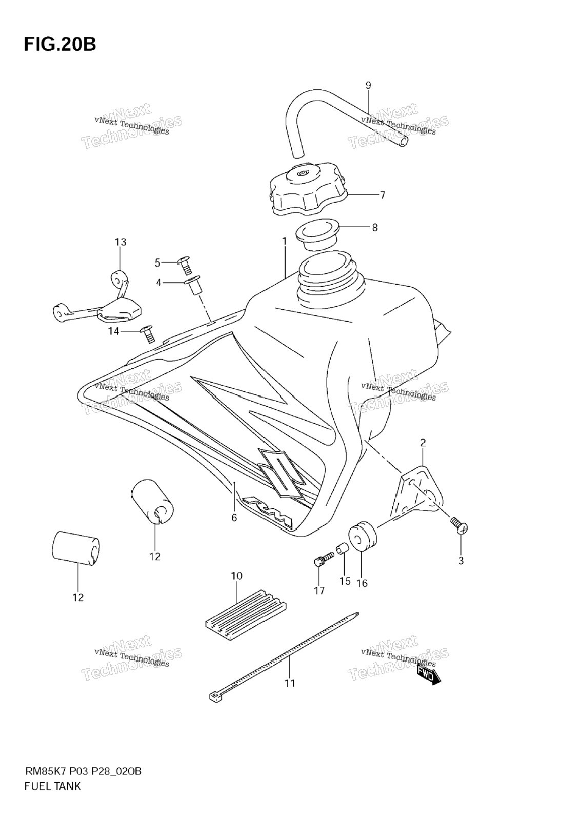 Fuel Tank (Model K9)