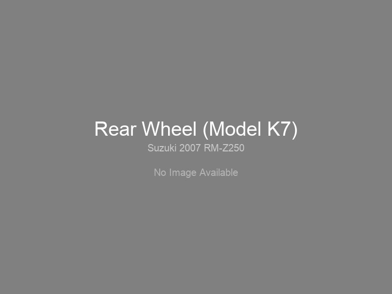 Rear Wheel (Model K7)
