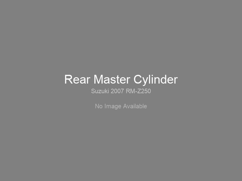 Rear Master Cylinder