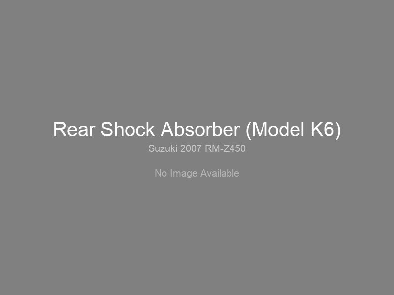 Rear Shock Absorber (Model K6)