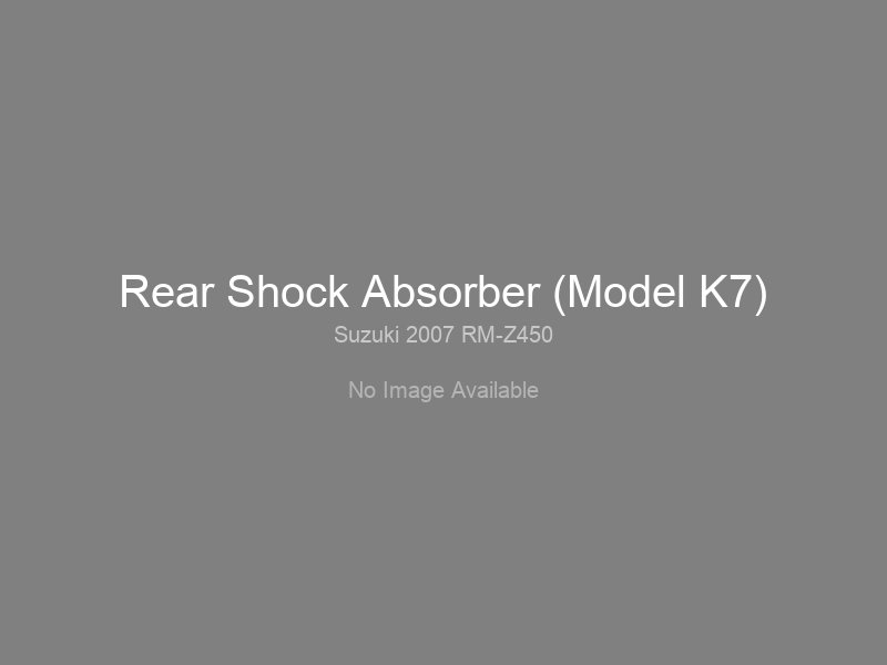 Rear Shock Absorber (Model K7)