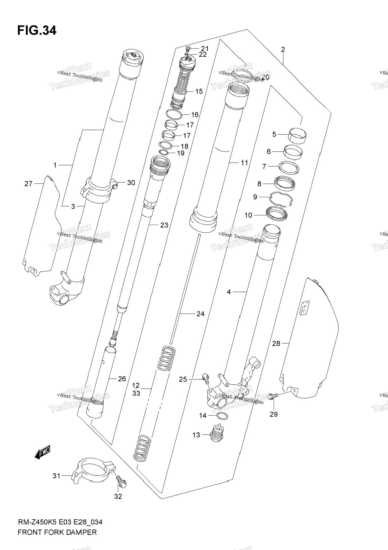 Front Damper (Model K5)