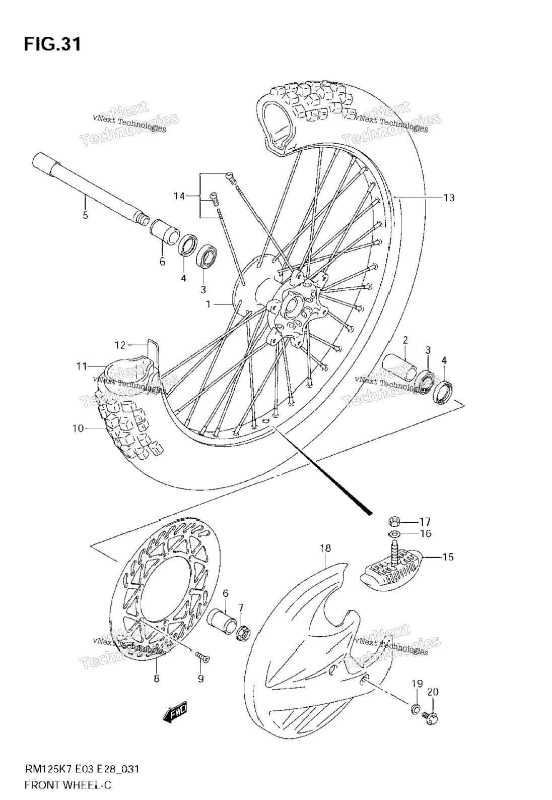 Нажмите для увеличения Front Wheel