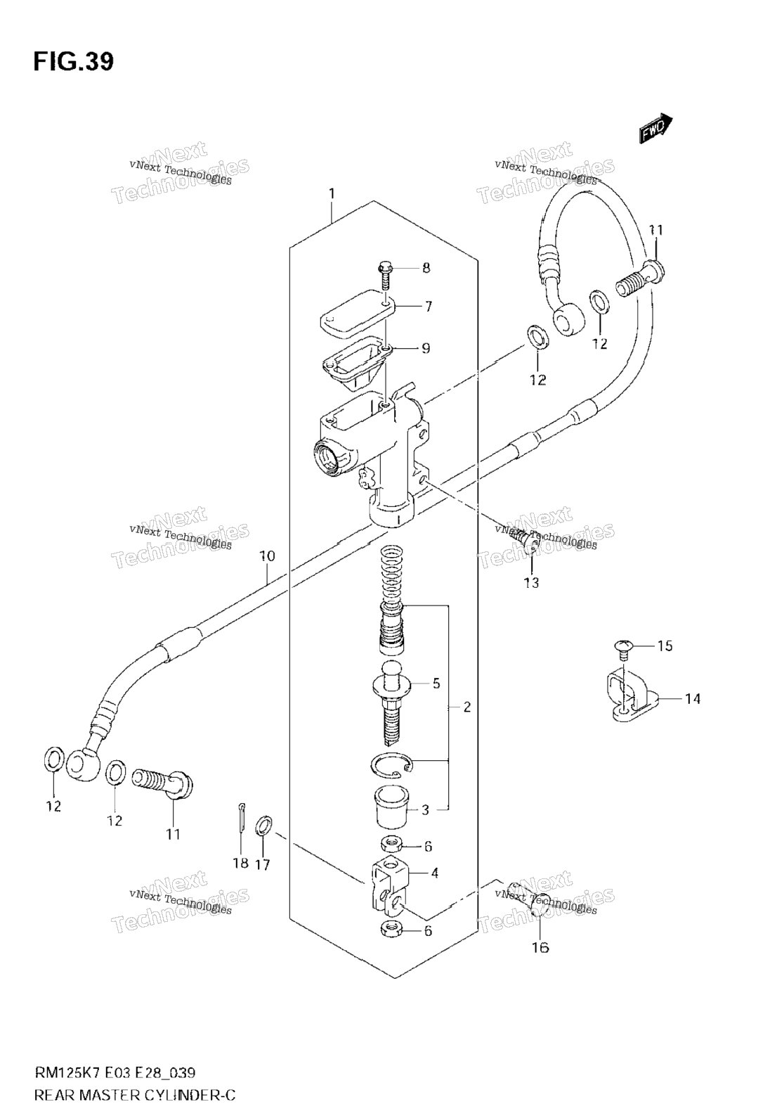 Rear Master Cylinder