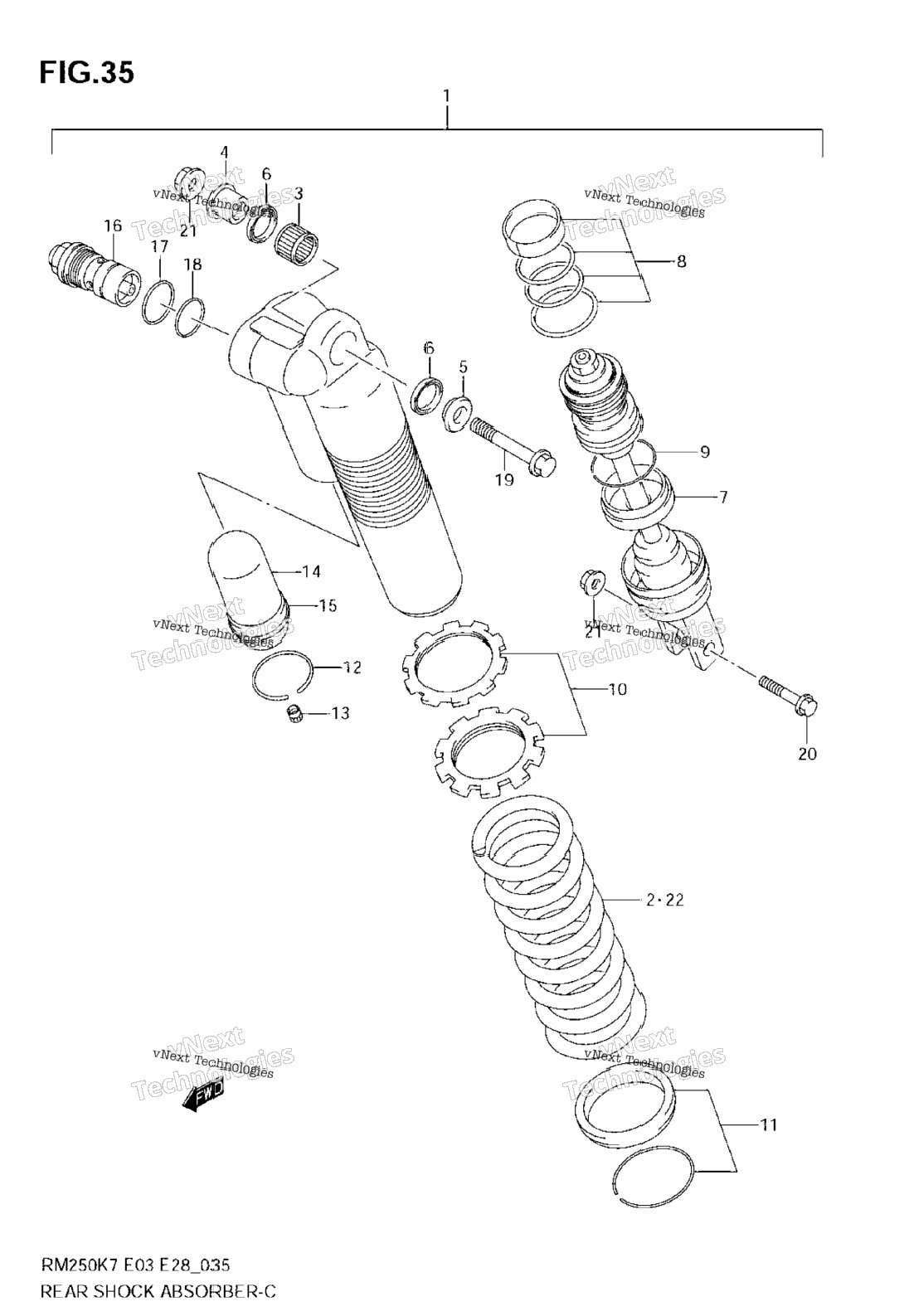 Rear Shock Absorber