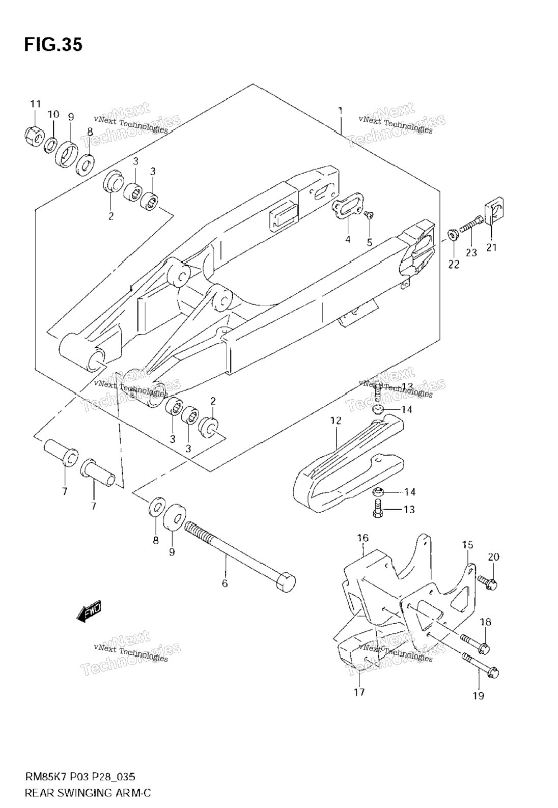 Rear Swinging Arm