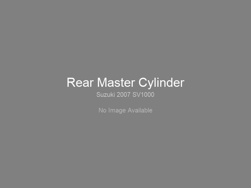 Rear Master Cylinder