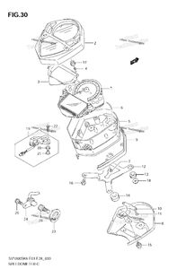 Speedometer (Sv1000) (Not For Us Market)