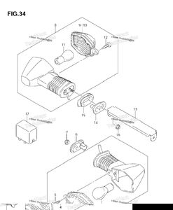 Turnsignal Lamp (Sv1000) (Not For Us Market)