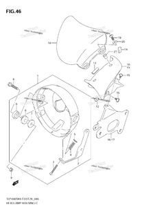 Headlamp Housing (Sv1000k6 E33)