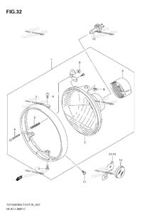 Headlamp (Sv1000) (Not For Us Market)