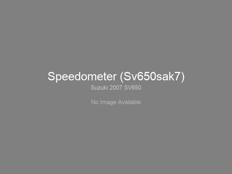 Speedometer (Sv650sak7)