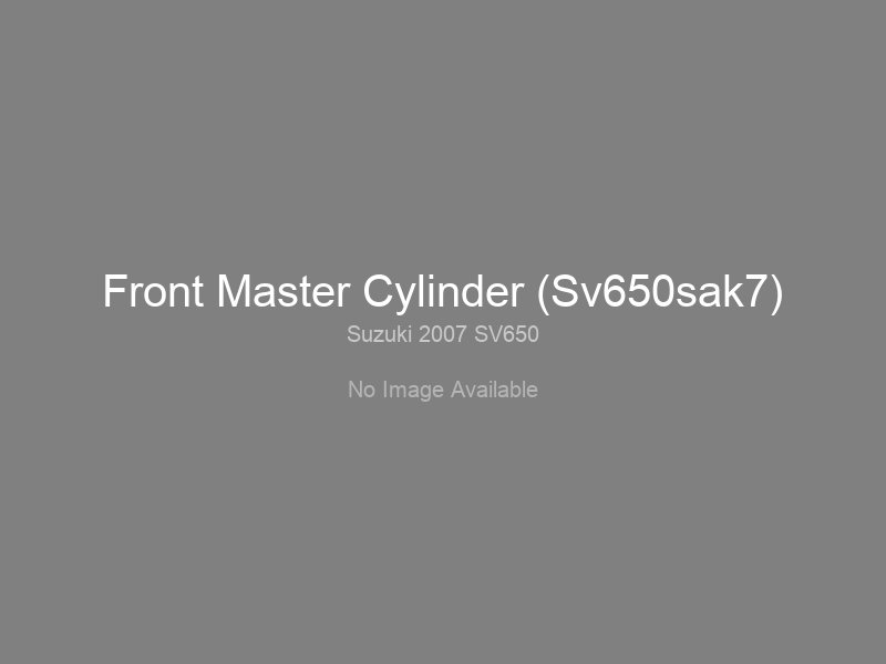 Front Master Cylinder (Sv650sak7)