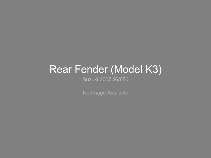 Нажмите для увеличения Rear Fender (Model K3)