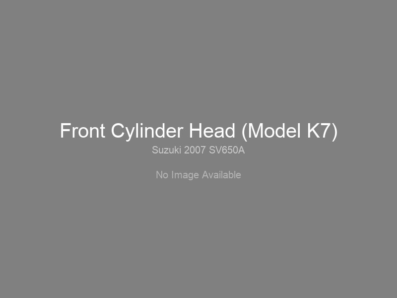 Нажмите для увеличения Front Cylinder Head (Model K7)
