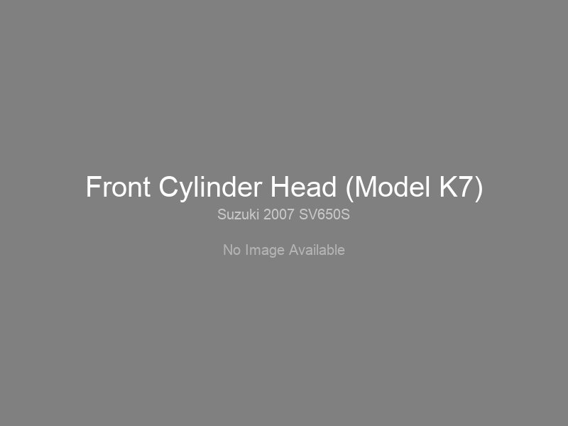 Нажмите для увеличения Front Cylinder Head (Model K7)