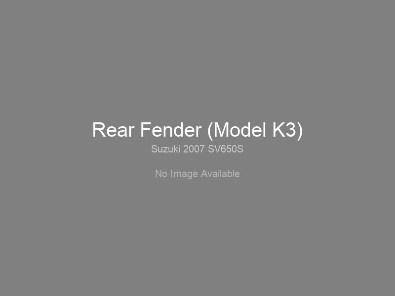 Нажмите для увеличения Rear Fender (Model K3)