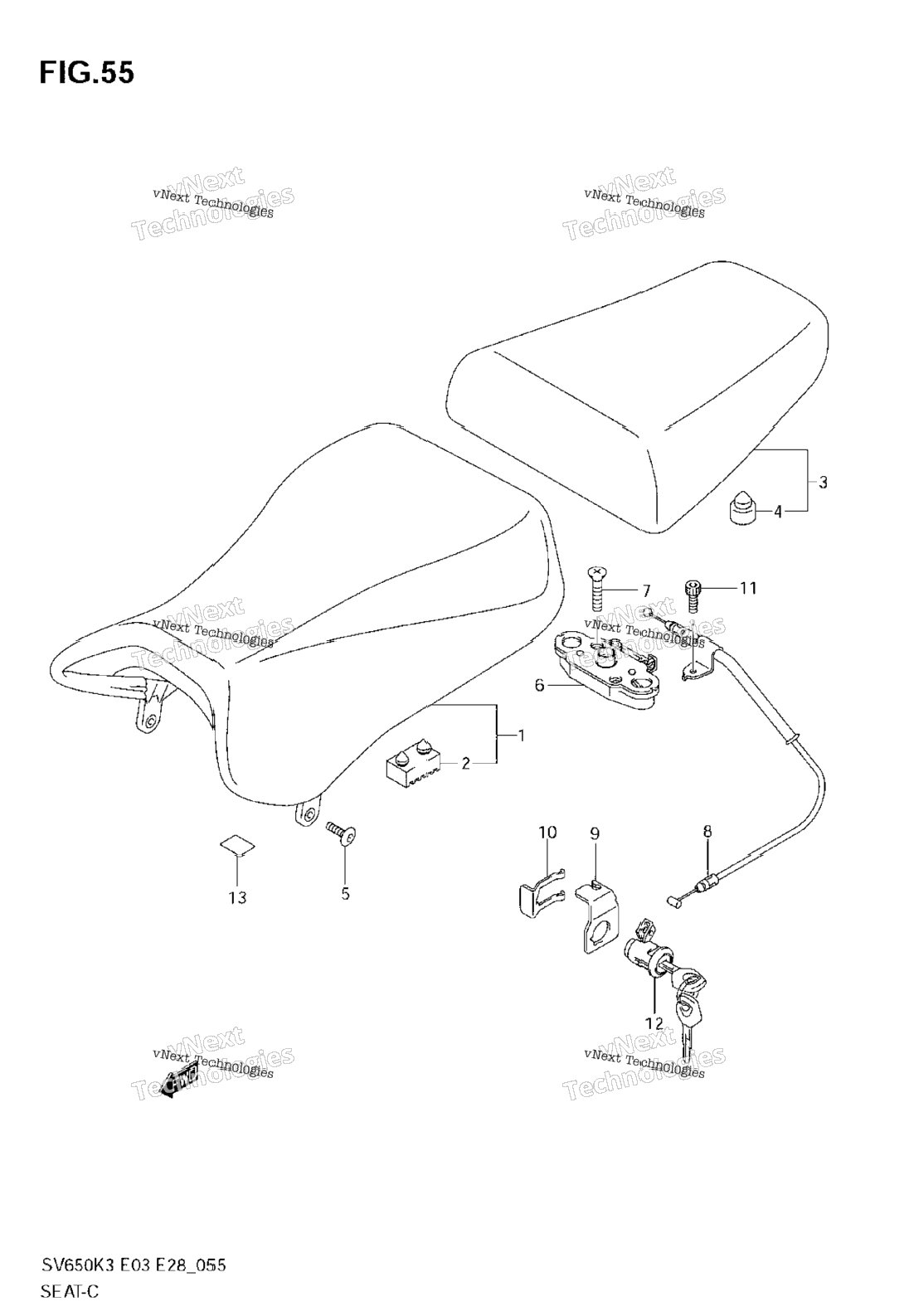 Нажмите для увеличения Seat (Model K3)