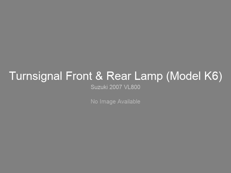 Turnsignal Front & Rear Lamp (Model K6)
