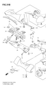Turnsignal Front & Rear Lamp (Model K9)