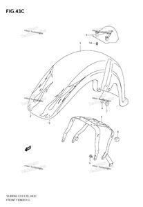 Нажмите для увеличения Front Fender (Vl800ck8)