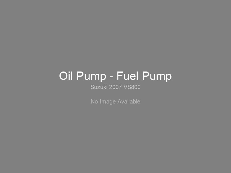 Oil Pump - Fuel Pump