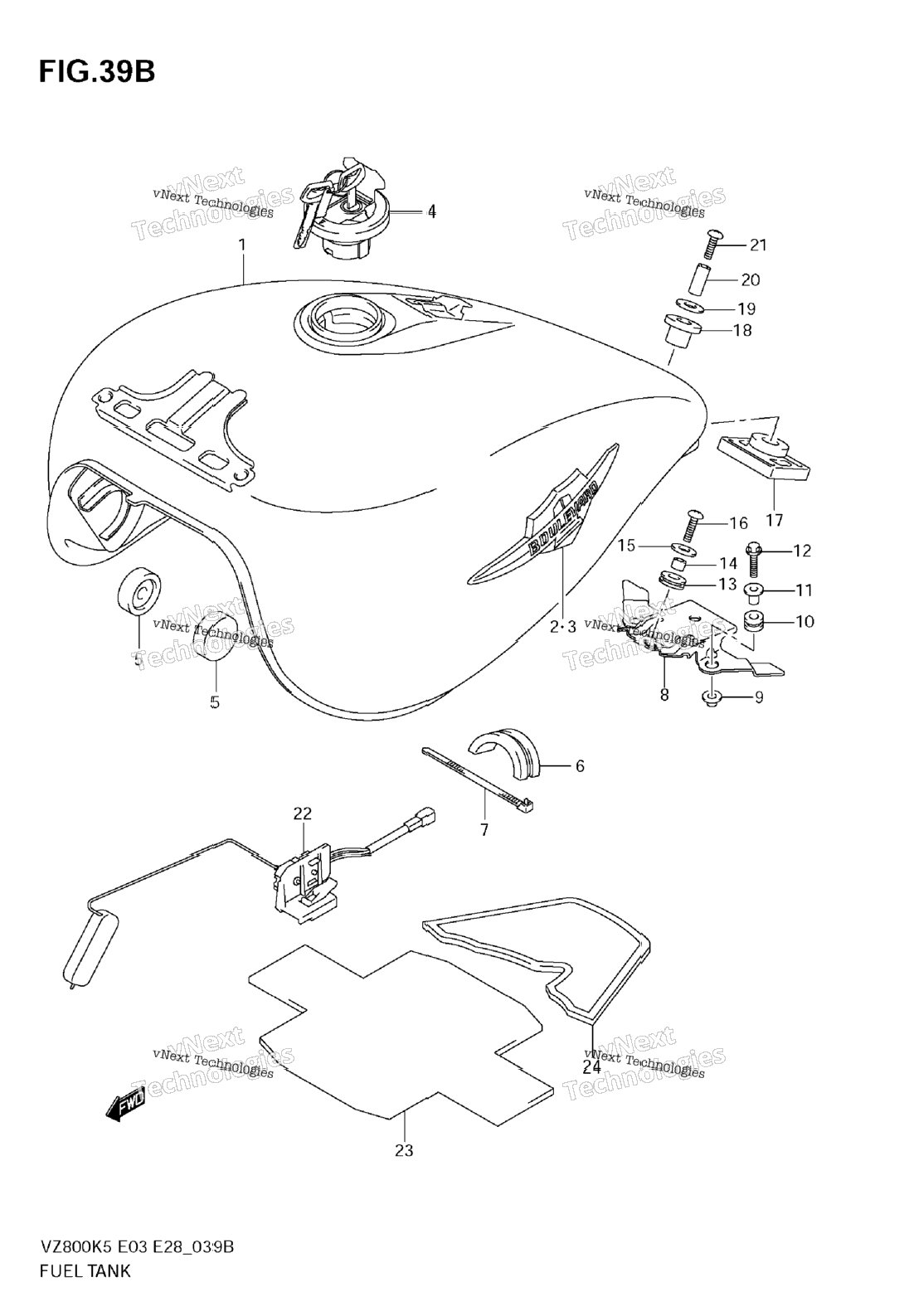 Нажмите для увеличения Fuel Tank (Model K9)