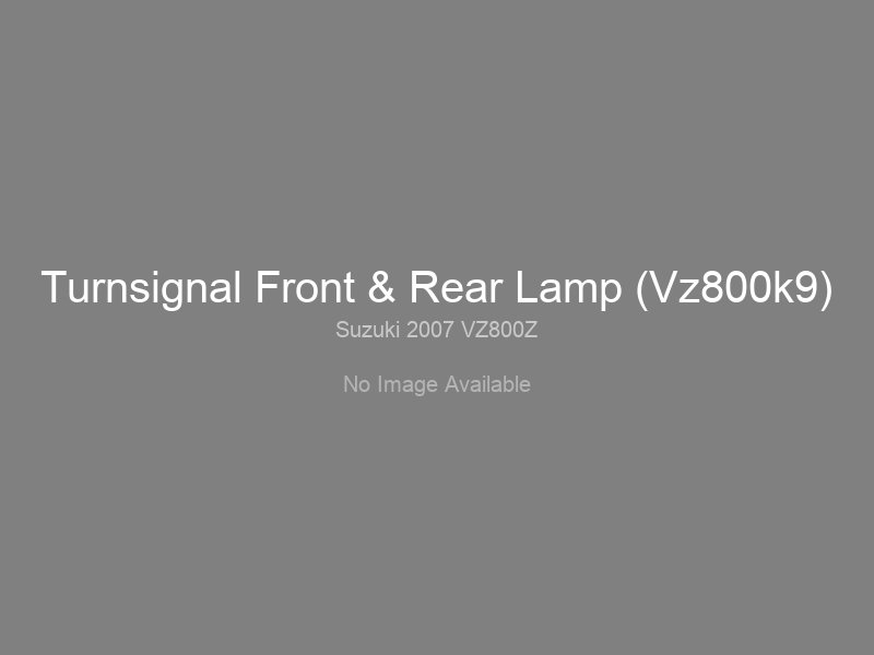 Turnsignal Front & Rear Lamp (Vz800k9)