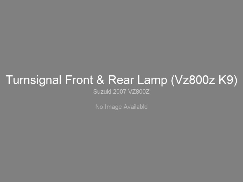 Turnsignal Front & Rear Lamp (Vz800z K9)