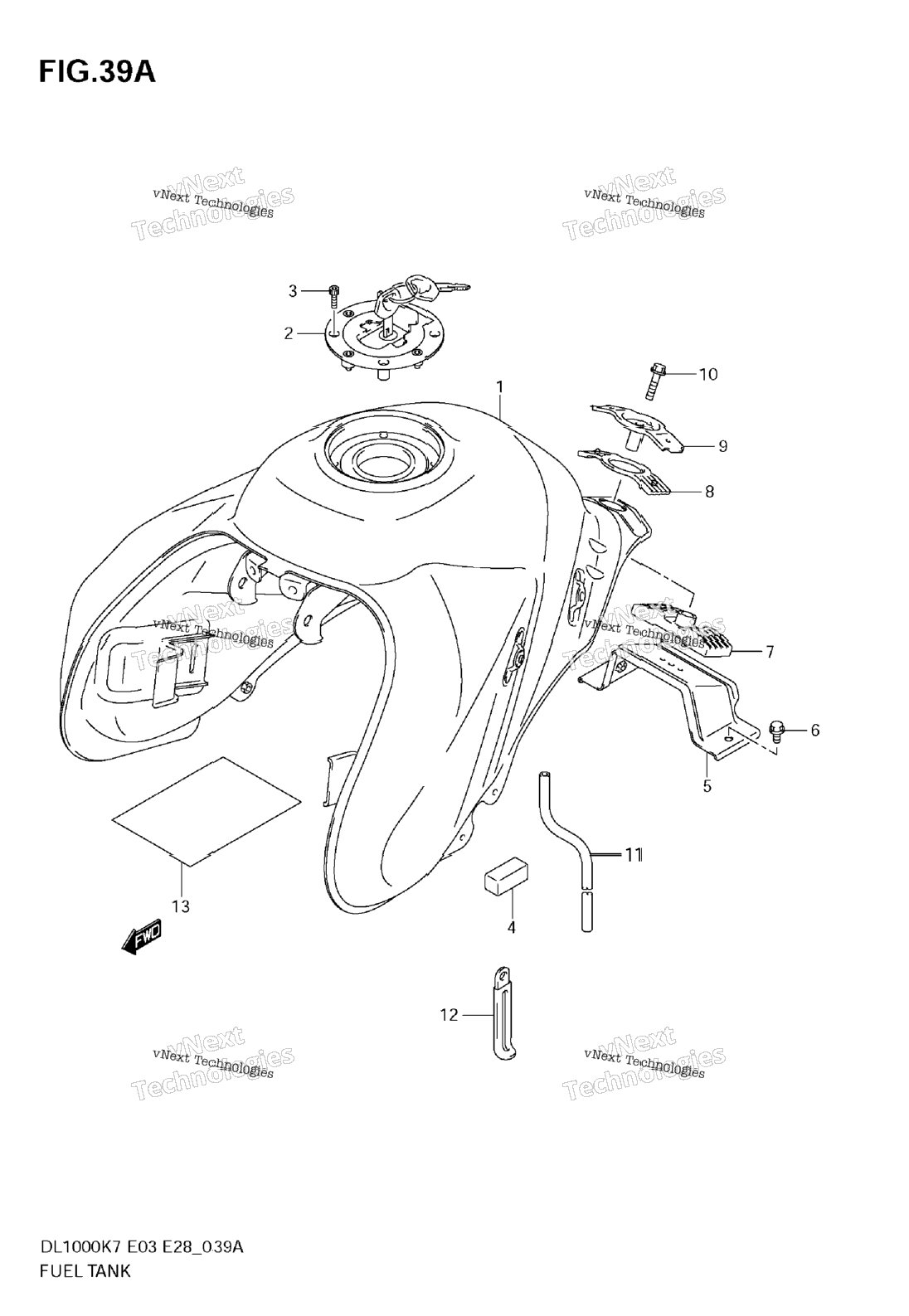Fuel Tank (Model K9)