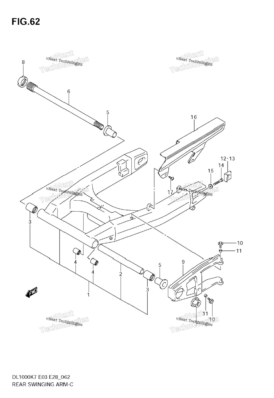 Rear Swinging Arm