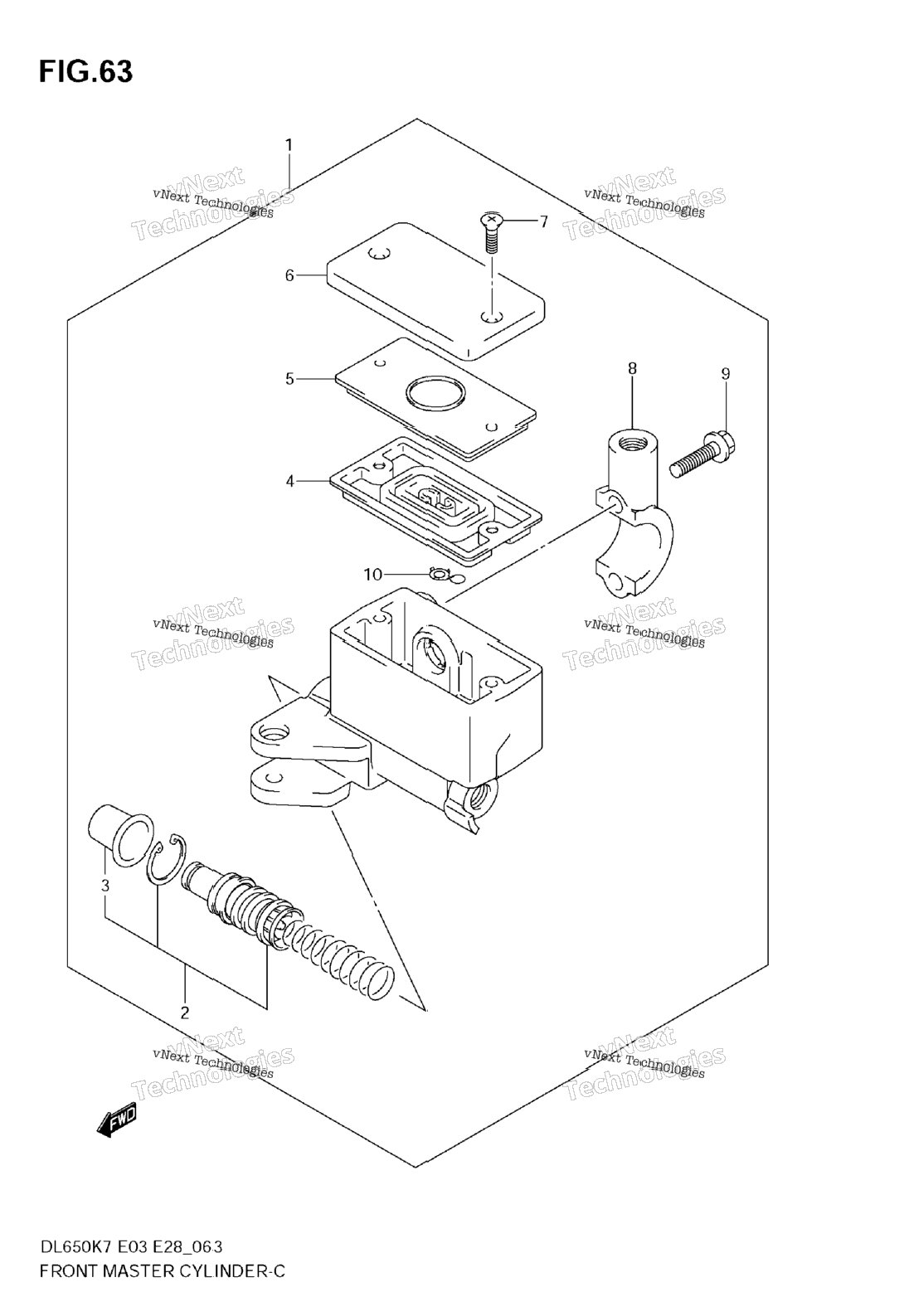 Front Master Cylinder