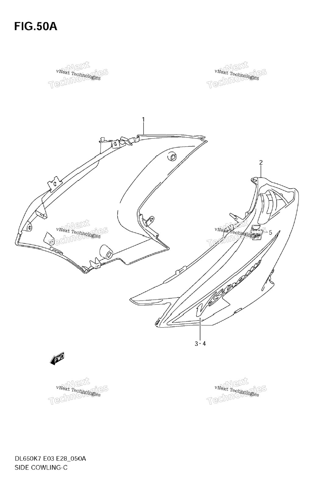 Side Cowling (Model K8)