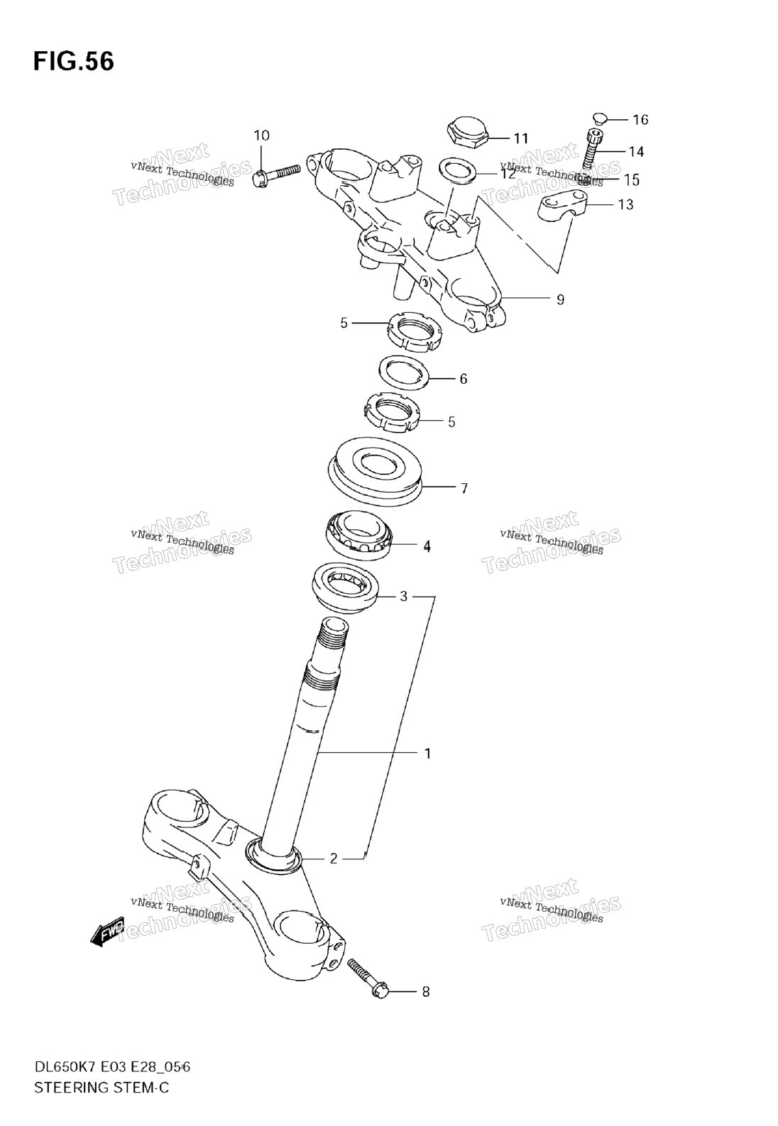 Нажмите для увеличения Steering Stem