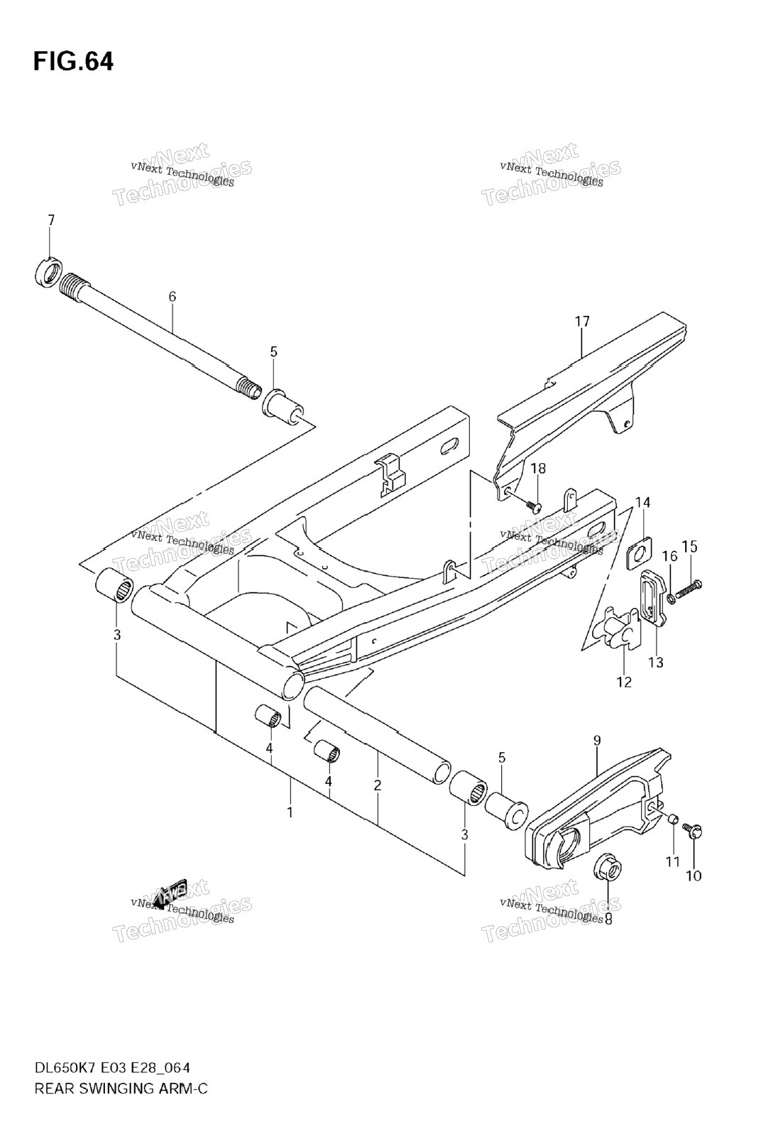Rear Swinging Arm