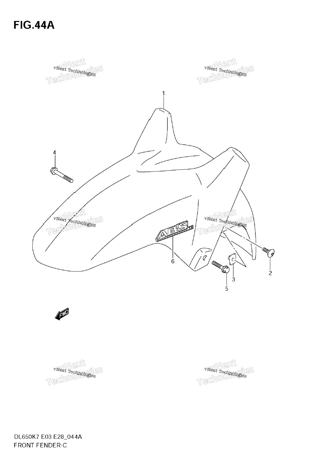 Front Fender (Model K8)