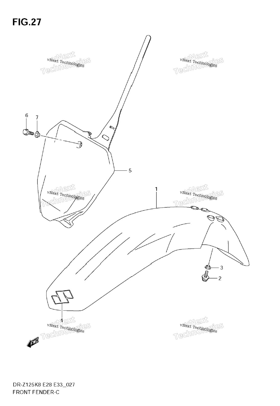 Нажмите для увеличения Front Fender