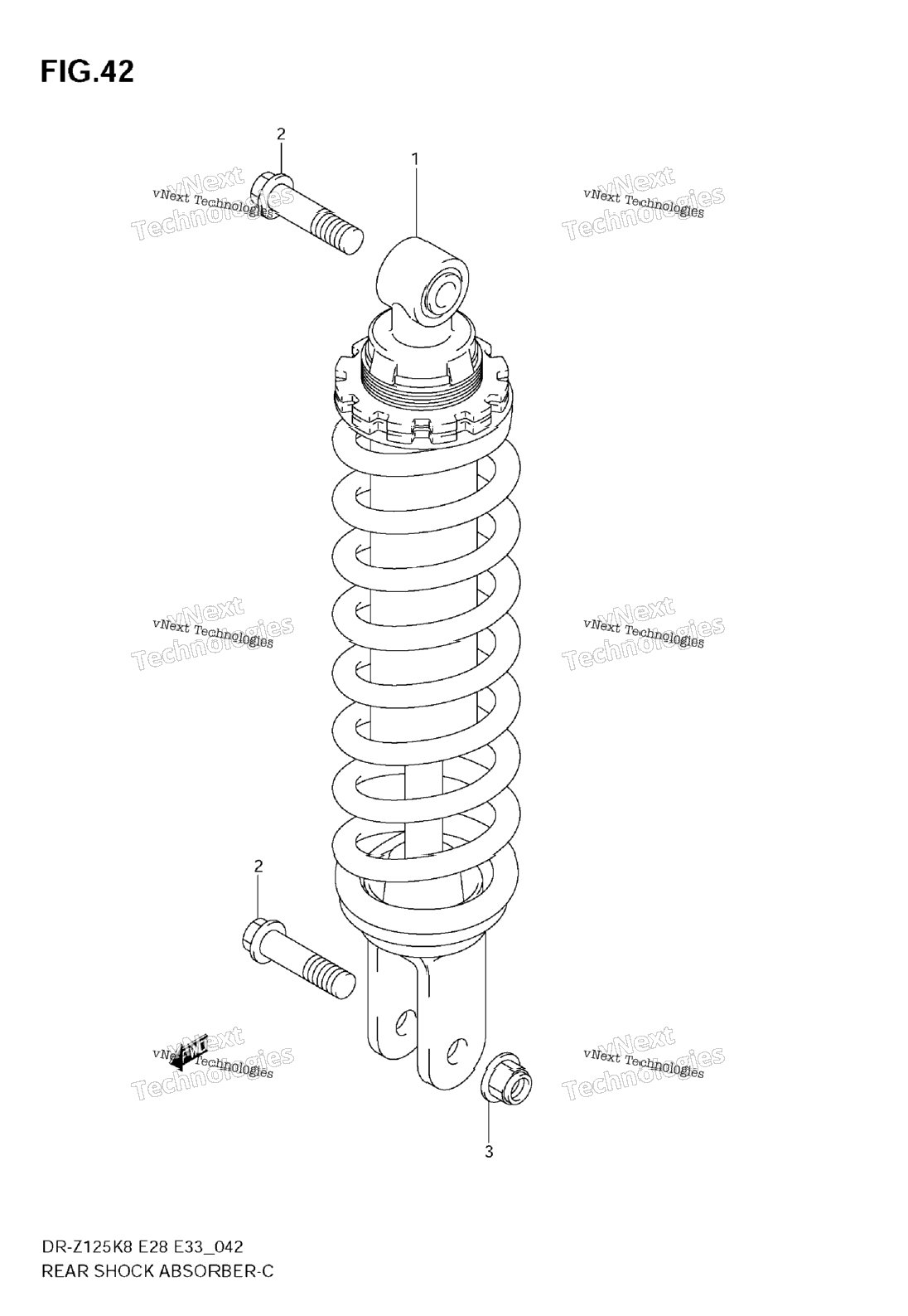 Нажмите для увеличения Rear Shock Absorber