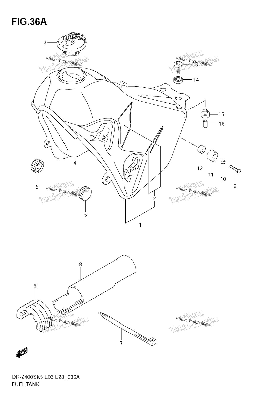 Fuel Tank (Model K9)