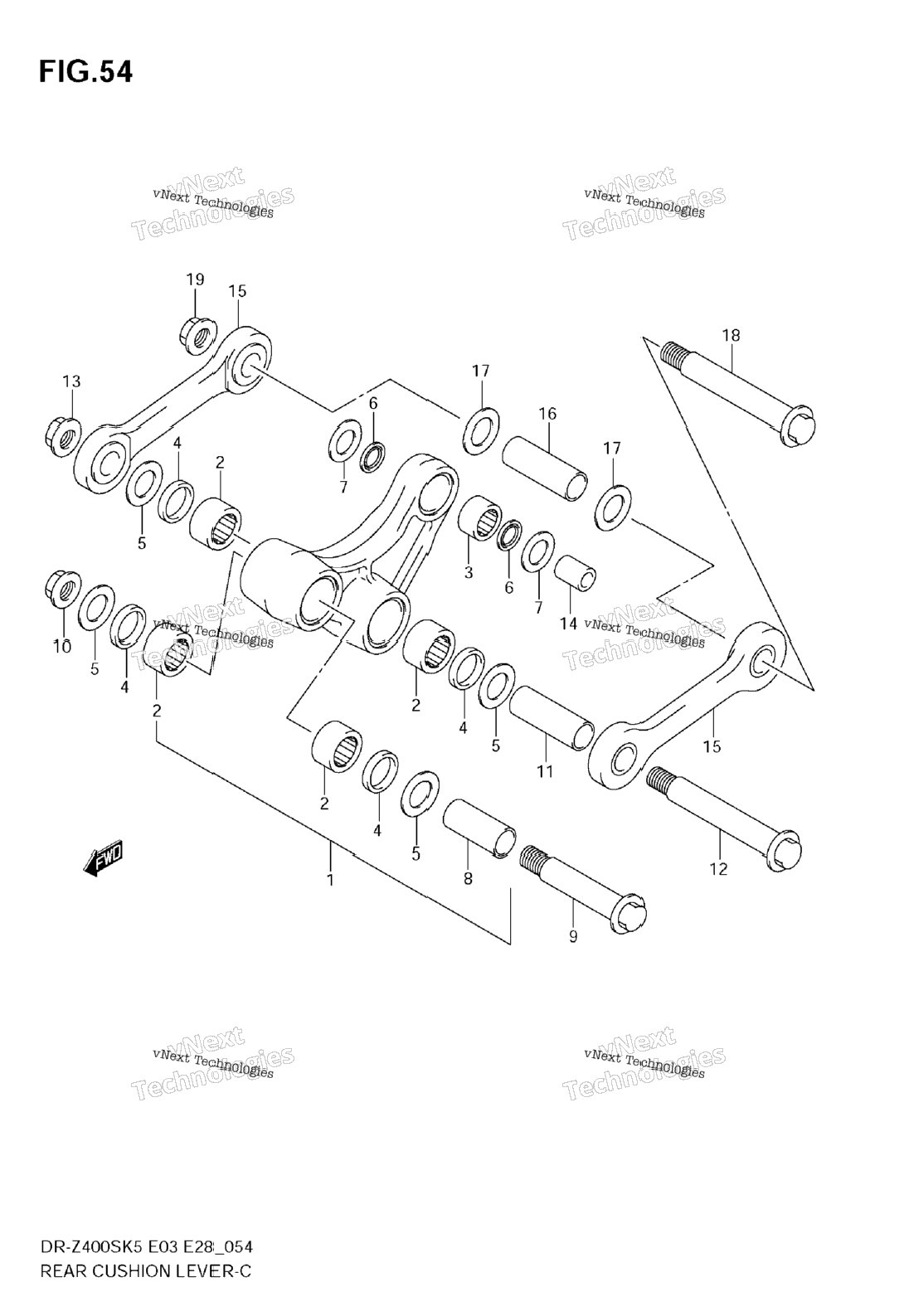 Rear Cushion Lever